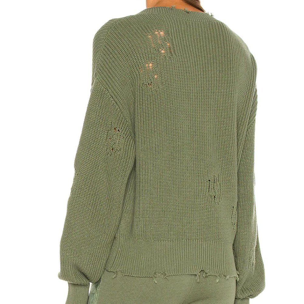 SER.OY.A Distressed Knit Sweater - Picture 3 of 4